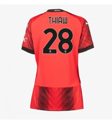 AC Milan Malick Thiaw #28 Hemmatröja Kvinnor 2023-24 Kortärmad